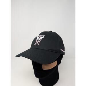 Mitchell & Ness Inter Miami FC Messi MLS Snapback Hat Black Pre-Curved Soccer